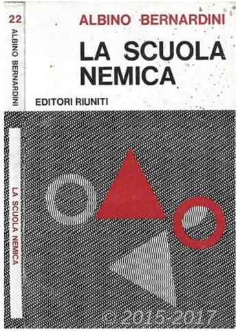 Copertina di La scuola nemica